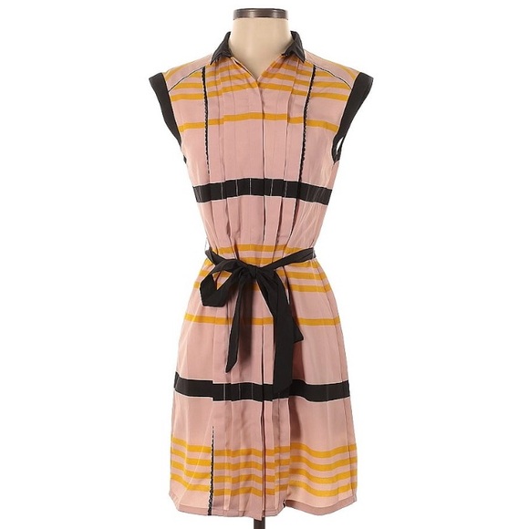 Jason Wu Dresses & Skirts - WOO to the WU! Jason Wu for Target plaid button up tie belt stripe dress